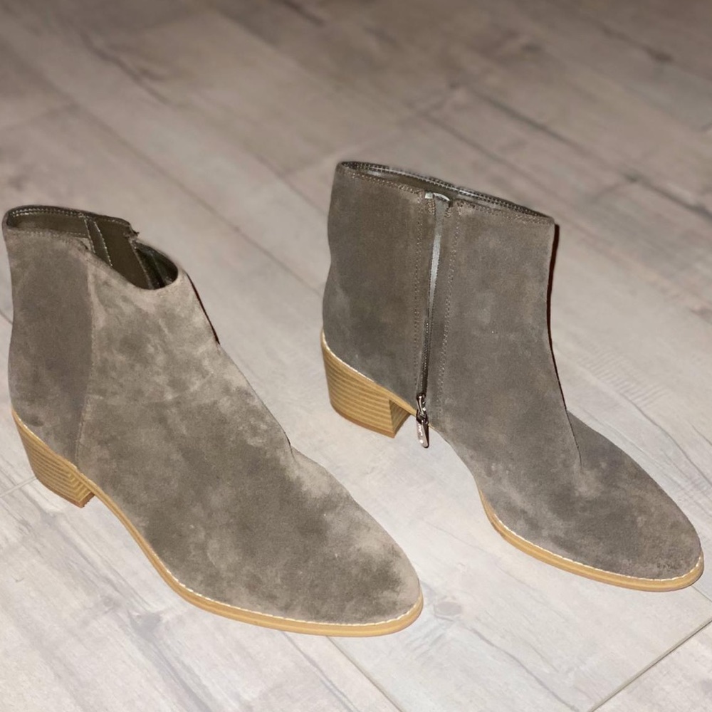 Clark Grey Ankle Boots
